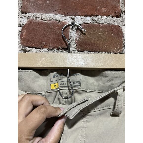 Eddie Bauer Travex Hiking Pants Mens 40x34 Nylon Performance Field Gorp - Picture 2 of 4